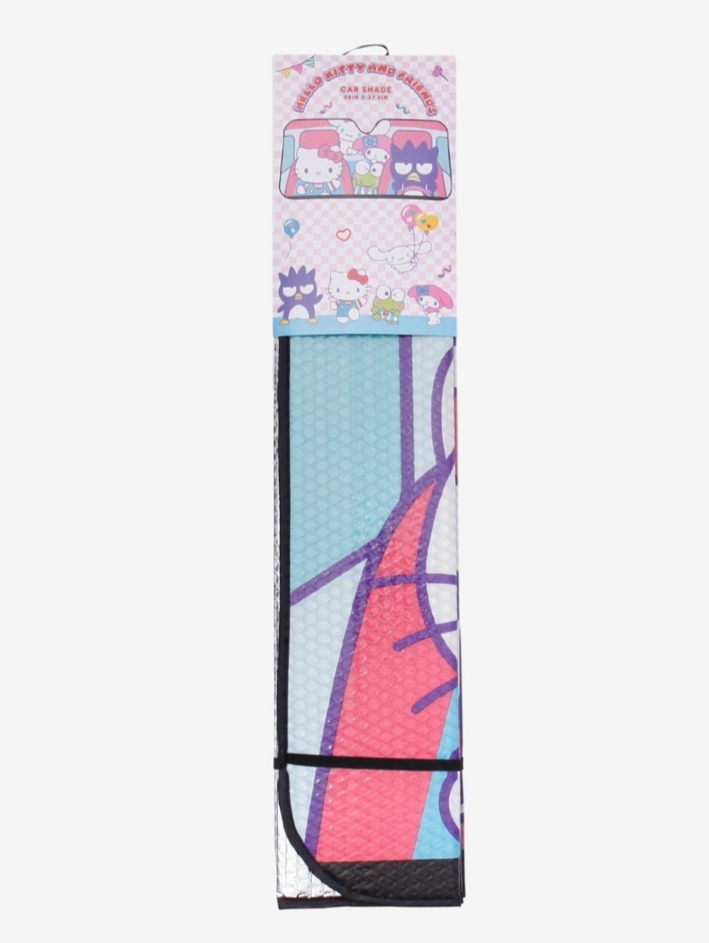 Sanrio Hello Kitty And Friends Pink Driving Sunshade Car Windshield Shade - Picture 2 of 5